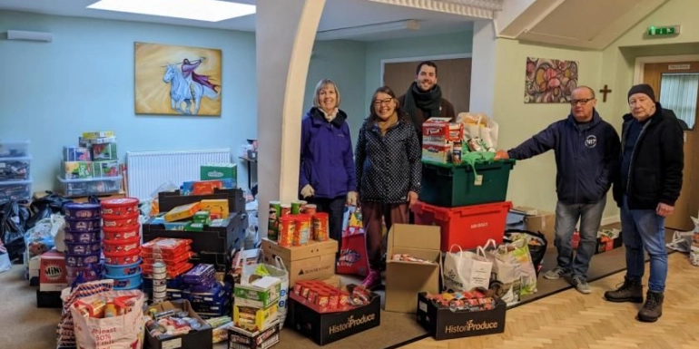 DCUK FM Launches Food Bank for Local Community