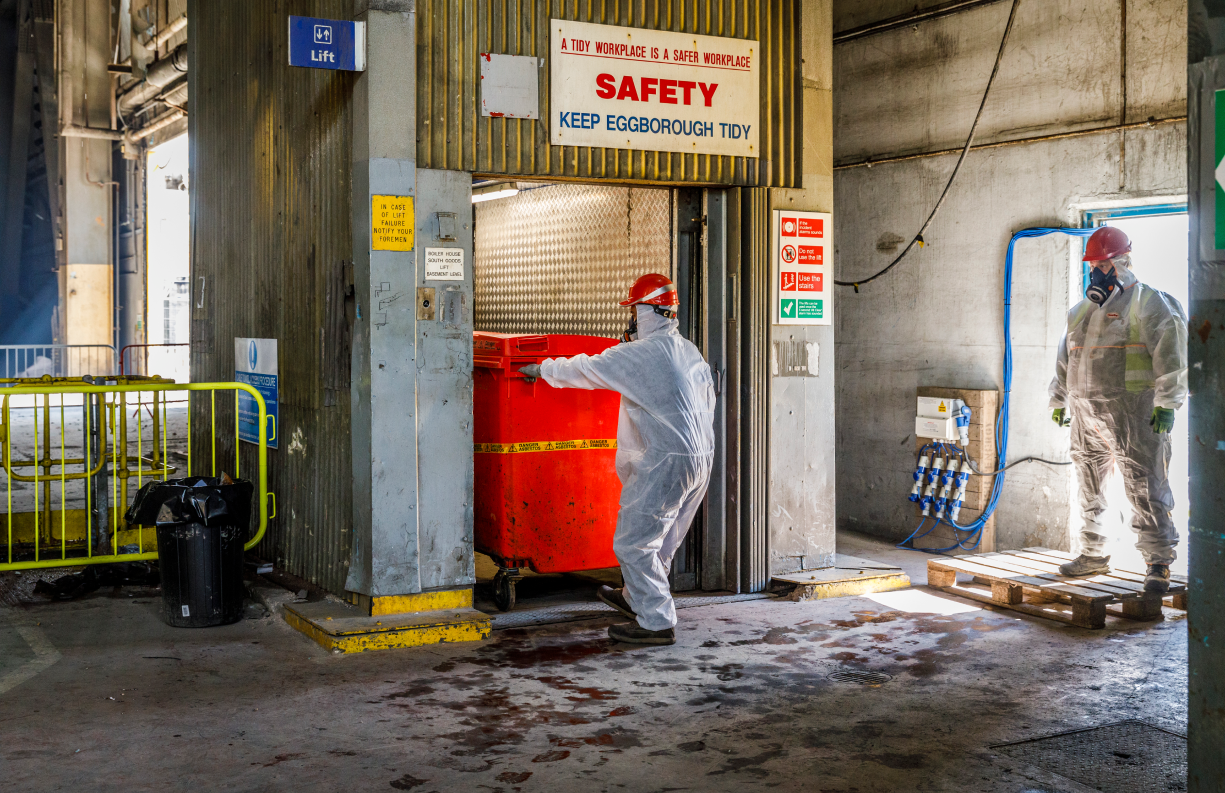 Technicians working for decontamination for Bio Threat